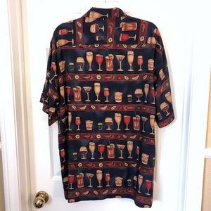 Pierre Cardin Men’s Shirt (Spirits) M Mixed Drink